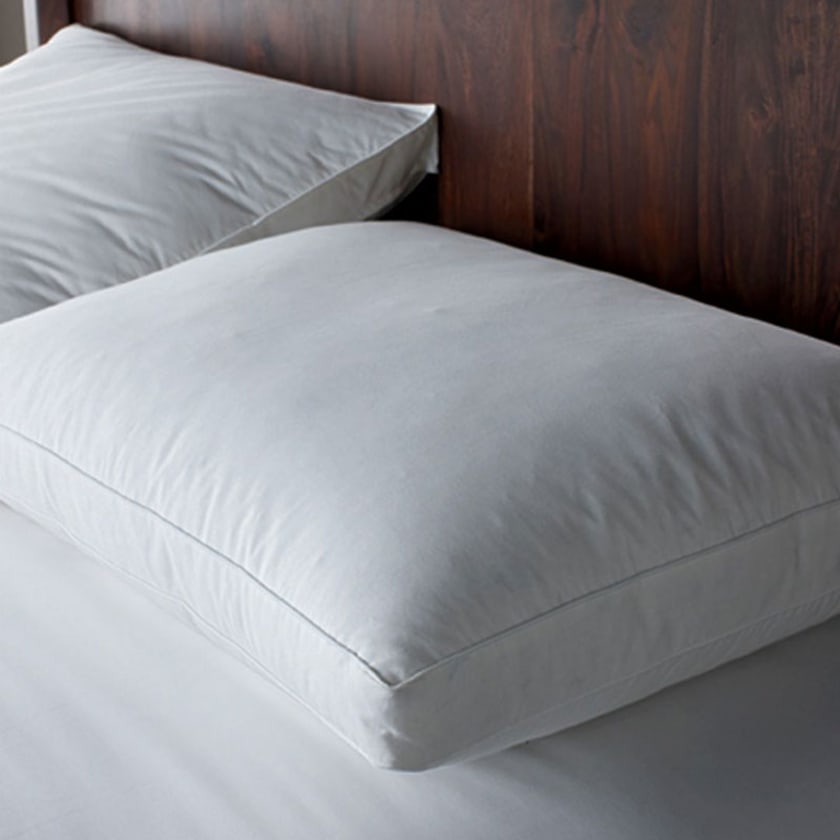 Gusseted Down and Feather Side Sleeper Pillow