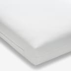 Waterproof Crib Mattress Protector - White
