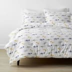 Dinosaur Fossils Classic Cool Organic Cotton Percale Comforter Set - Twin