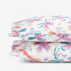 Butterflies Classic Cool Organic Cotton Percale Pillowcases - Multi, Standard