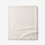 Premium Breathable Relaxed Linen Flat Bed Sheet - Parchment, Twin/Twin XL