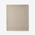 Classic Cool Cotton Percale Flat Bed Sheet - Cocoa, Twin