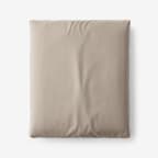 Classic Cool Cotton Percale Fitted Bed Sheet - Cocoa, Twin