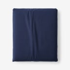Classic Cool Cotton Percale Fitted Bed Sheet - Navy, Twin