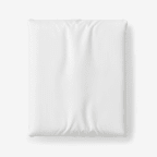 Classic Cool Cotton Percale Fitted Bed Sheet - White, Twin