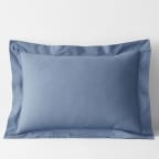 Classic Cool Cotton Percale Sham - Slate Blue, Standard