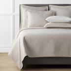 Norfolk Premium Smooth Egyptian Cotton Sateen Coverlet - Taupe, Twin/Twin XL