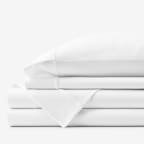 Classic Easy-Care Jersey Knit Bed Sheet Set - White, Twin