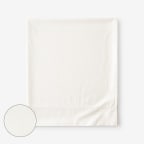 Jacquard Floral Luxe Smooth Supima® Cotton Wrinkle-Free Sateen Flat Bed Sheet - Ivory, Twin/Twin XL