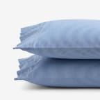 Grayson Stripe Classic Cool Cotton Percale Pillowcases - Blue Multi, King