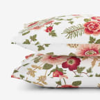 Melody Floral Premium Smooth Wrinkle-Free Sateen Pillowcases - Ivory, King