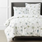Autumn Leaf Premium Smooth Wrinkle-Free Sateen Comforter - White, Twin/Twin XL