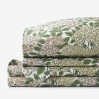 Vintage Jardin Premium Smooth Wrinkle-Free Sateen Bed Sheet Set - Green, Twin