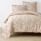 Vintage Paisley Classic Cool Cotton Percale Comforter - Blush, Twin/Twin XL