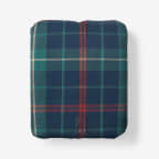 Red Green Plaid Premium Ultra-Cozy Cotton Flannel Fitted Bed Sheet - Red/Green, Twin