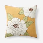 Remi Floral Pillow Covers - Floral Rust