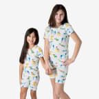 Matching Family Pajamas, Kids' Shorts Set - Dog23, 2T