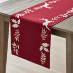 Holiday Table Runner - Reindeer Red