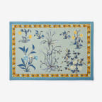 Autumn Garden Cotton Placemats - Blue Garden