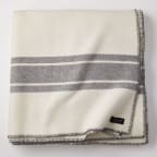 A-Frame Merino Wool Blanket - Gray, Twin