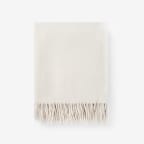 Luxe Lambswool Throw - Ivory