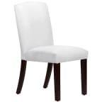 Sylvia Dining Velvet Chair - White