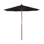 Commercial Grade Hardwood Frame Umbrella - Black