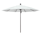 Commercial Grade Umbrella with Manual Lift - Bronze Finish