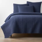 Voile Quilt - Navy, Twin