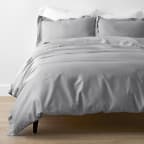 Classic Smooth Rayon Made From Bamboo Sateen Bed Duvet Cover - Pebble Gray, Twin