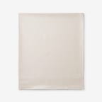 Premium Cool Supima® Cotton Percale Flat Bed Sheet - Oatmeal, Twin/Twin XL