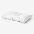 Duo Sleep Neck Posture Pillow Cover - White