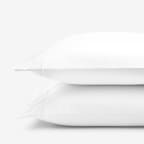 Premium Cool Supima® Cotton Percale Pillowcases - White, Standard
