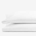 Classic Smooth Rayon Made From Bamboo Sateen Pillowcases - White, Standard
