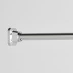 Santa Maria Decorative Metal Adjustable Shower Rod - Chrome