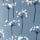 Company Organic Cotton™ Dandelion Percale Shower Curtain  - Blue Multi