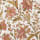 Autumn Garden Cotton Table Runner - Orange Jacobean