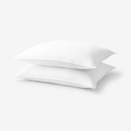 Down Free Two Pack Pillows - White