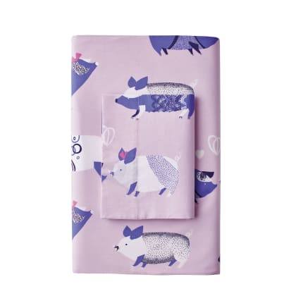 Oink Oink Company Essentials Percale Flat Sheet