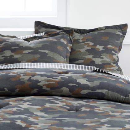 Camouflage Jersey Knit Duvet Cover