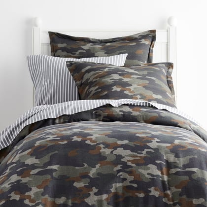 Camouflage Jersey Knit Duvet Cover