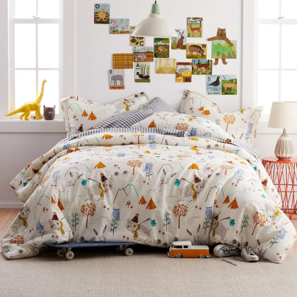 Company Kids™ Forest Campers Organic Cotton Percale Comforter Set
