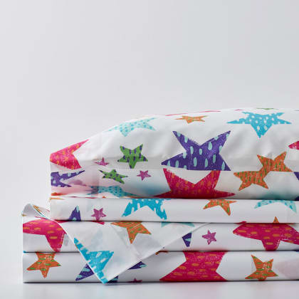 Company Kids™ Bright Stars Organic Cotton Percale Sheet Set