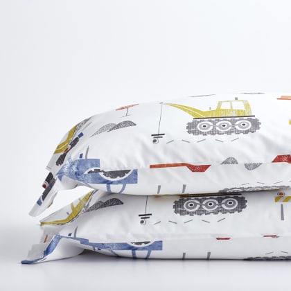 Company Kids™ Construction Zone Organic Cotton Percale Pillowcases