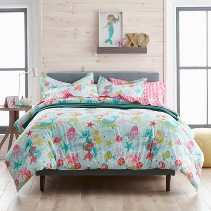 Company Kids™ Ocean Mermaid Organic Cotton Percale Comforter Set