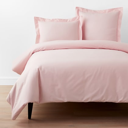 Company Essentials™ Organic Cotton Percale Duvet Cover - Petal Pink