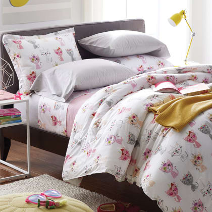 Company Kids™ Caticorn Organic Cotton Percale Comforter Set