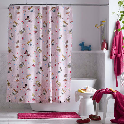 Company Kids™ Fairy Ballerina Organic Cotton Percale Shower Curtain