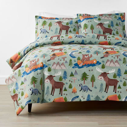 Company Kids™ Wilderness Camp Organic Cotton Percale Duvet Cover Set