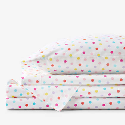 Company Kids™ Multi Dots Organic Cotton Percale Sheet Set